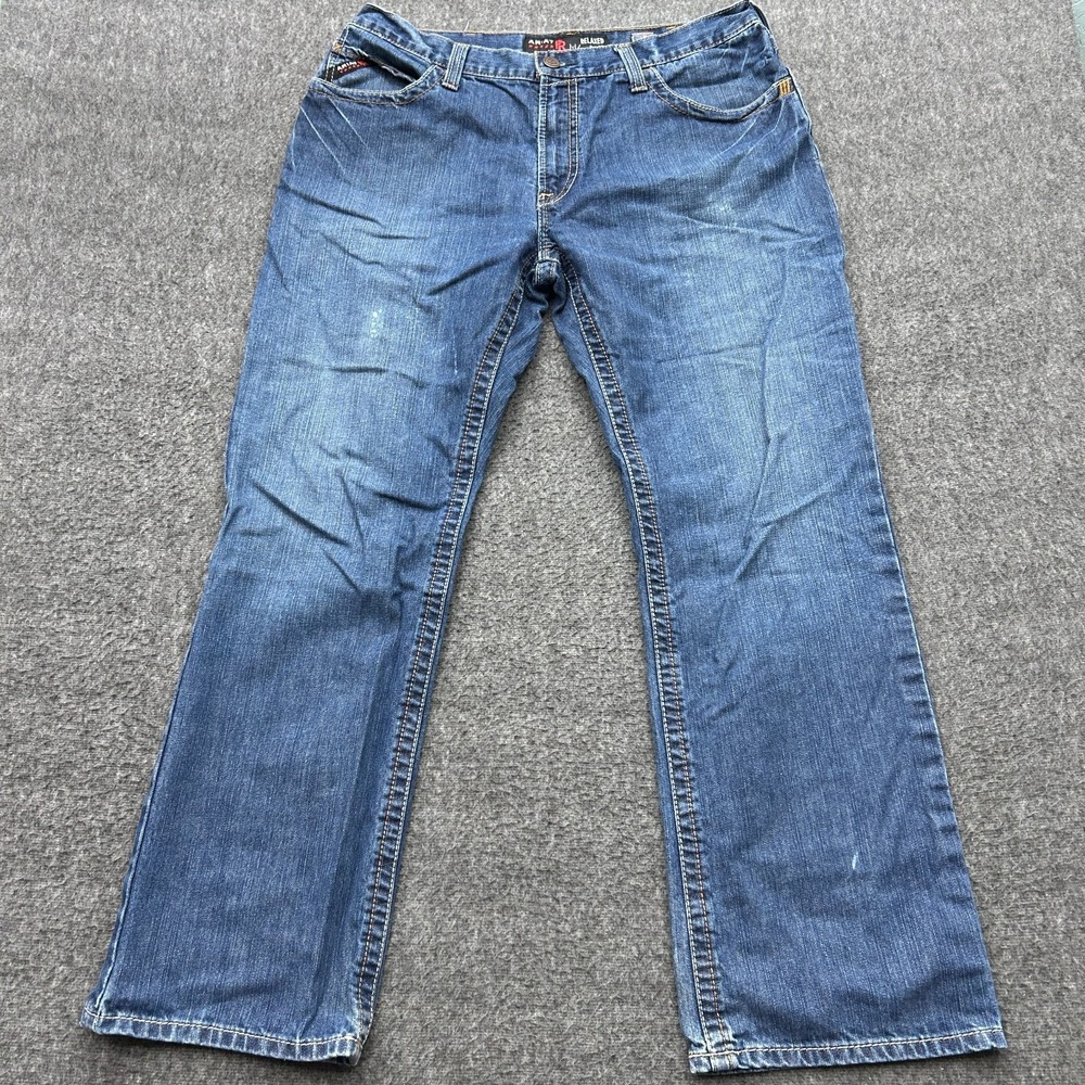 Ariat FR M4 Relaxed Boot Denim Jeans 36x32 Workwear Pants Cotton